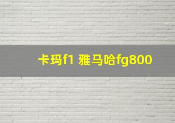 卡玛f1 雅马哈fg800